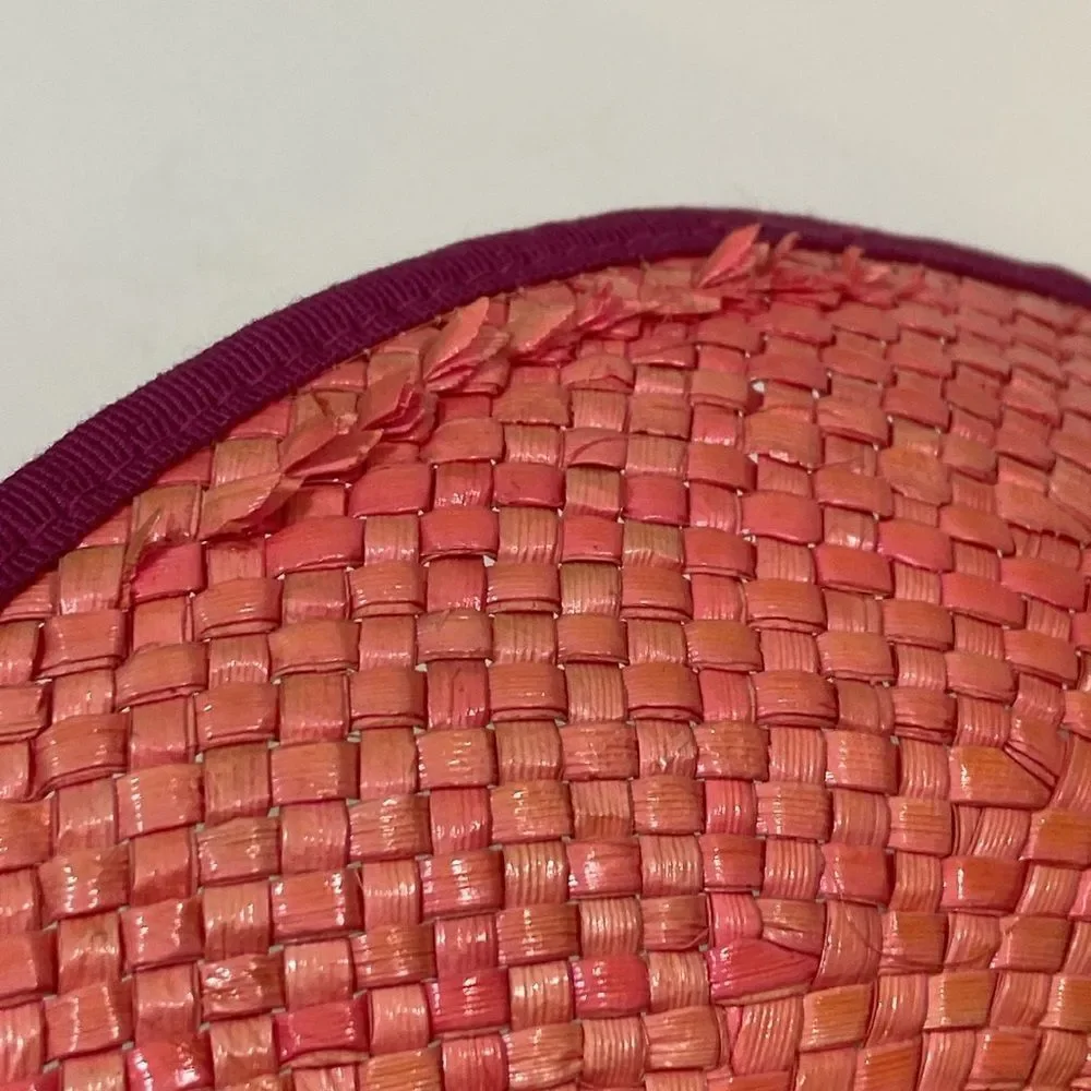 Chic Tan and Pink Wide-Brimmed Hat - Picture 13 of 16